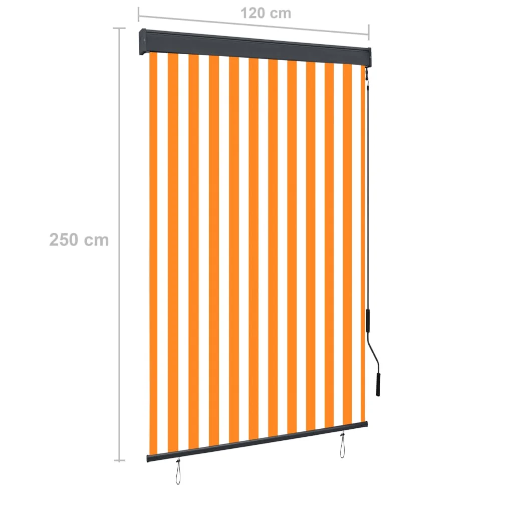 

Store rolling outdoor 120x250 cm white and orange