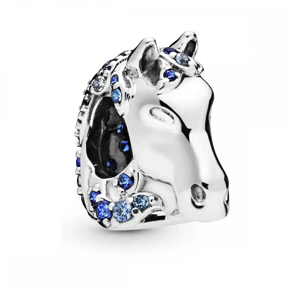 

Limited Inventory 925 Solid Silver Moments Frezee Nokk Horse Charm Beads Fit Pandora Original Bracelet Women DIY Jewelry Gift