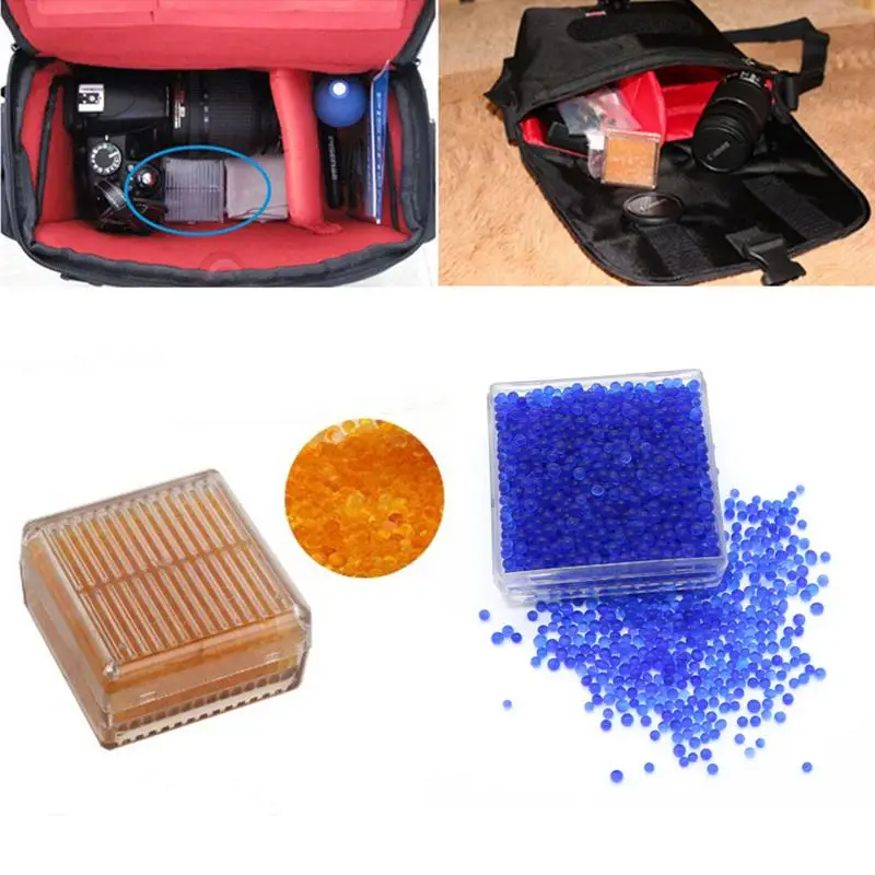 

Многоразовый влагопоглотитель из силикагеля с индикатором