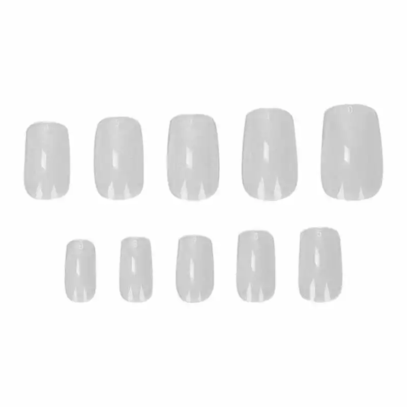 

Fake Nail Tips Decorate Nails Easy To Use Breathable Transparent Fake Nails for Manicure Store for Weddings