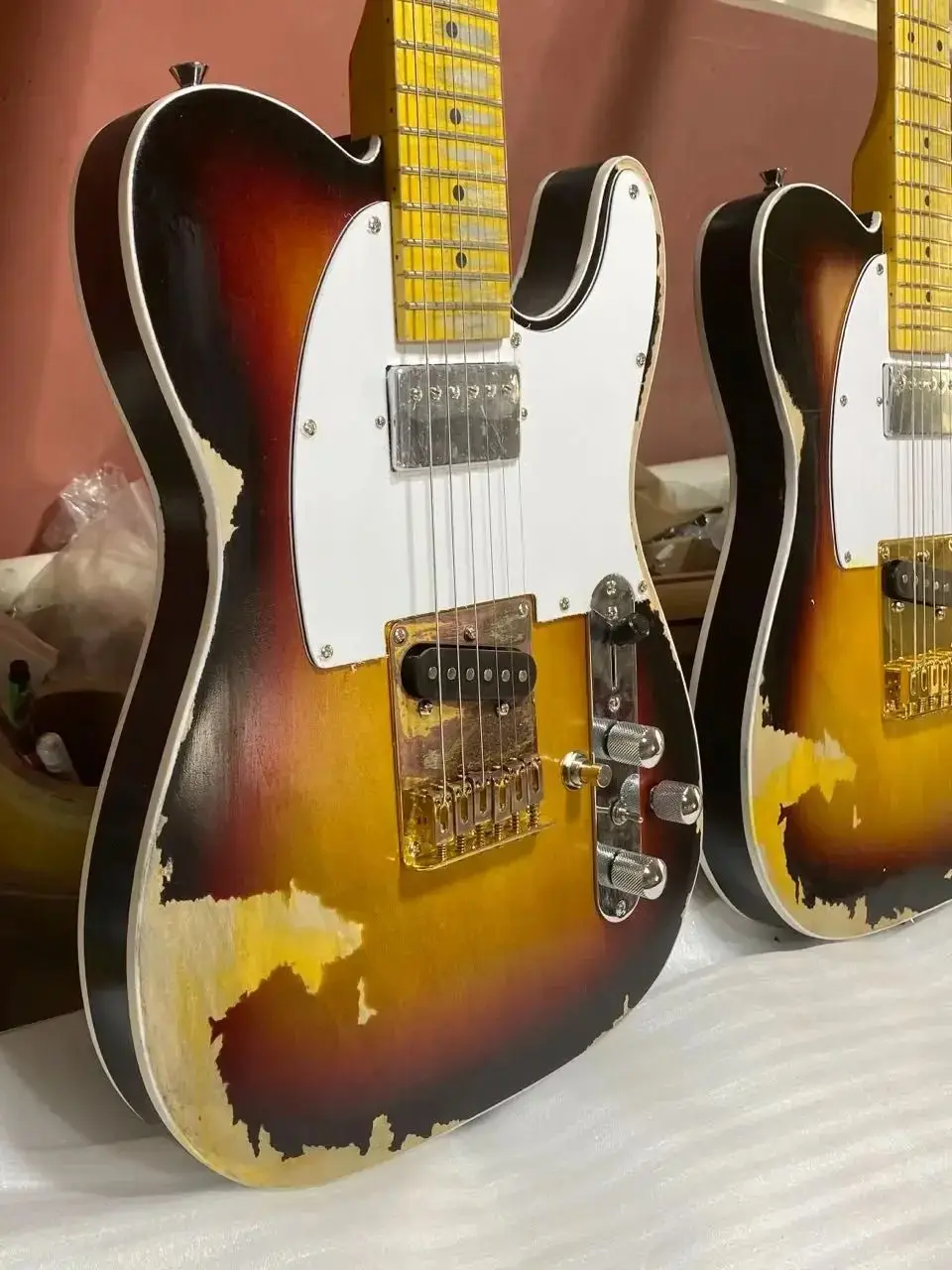 Ограниченная серия Andy Summer Tribute Tele Guitar TL Boost тюнер H переключатель к S