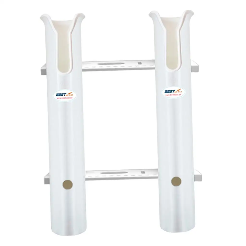 

Adjustable Fishing Rod Holder, 2 Tube Heavy Duty Top Mounted or Side Mounted