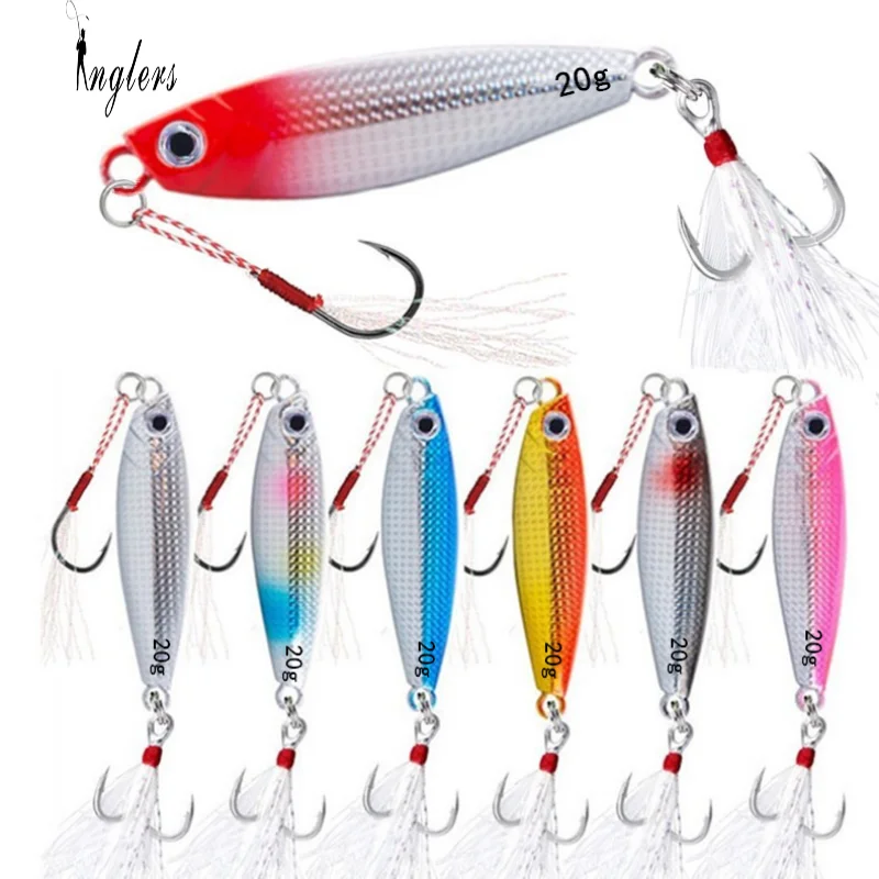 

Metal Cast Jig Spoon 10/15/20/30g Shore Casting Jigging Fish Sea Bass Lure Artificial Bait Tackle SwimBait Fishing Lures Pesca