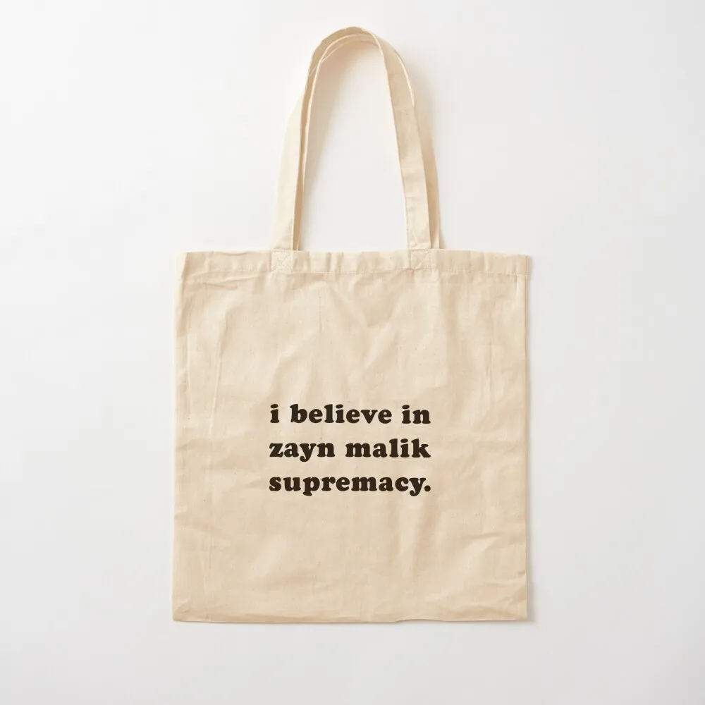 Zayn Malik Supremacy Tote Bag мужская милая холщовая сумка