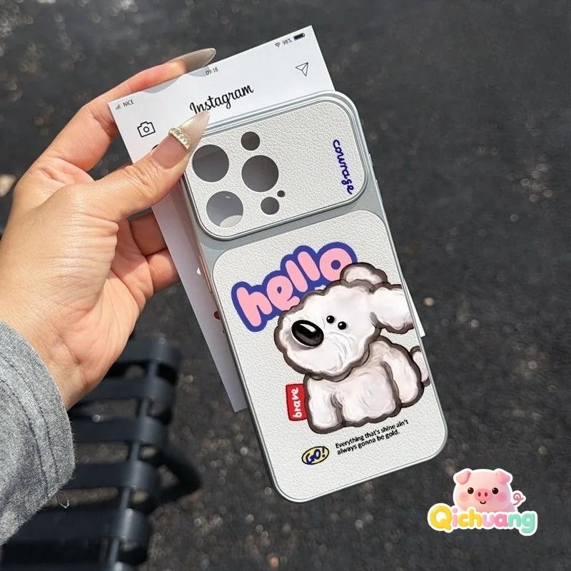 Фото Чехол для телефона Realme C25 C25S C25Y C21Y C20 C20A C17 C15 C12 C11 C3 C3i C1 из искусственной кожи с милым рисунком собаки породы вест-хайленд-уайт-терьер, мягкий чехол №3