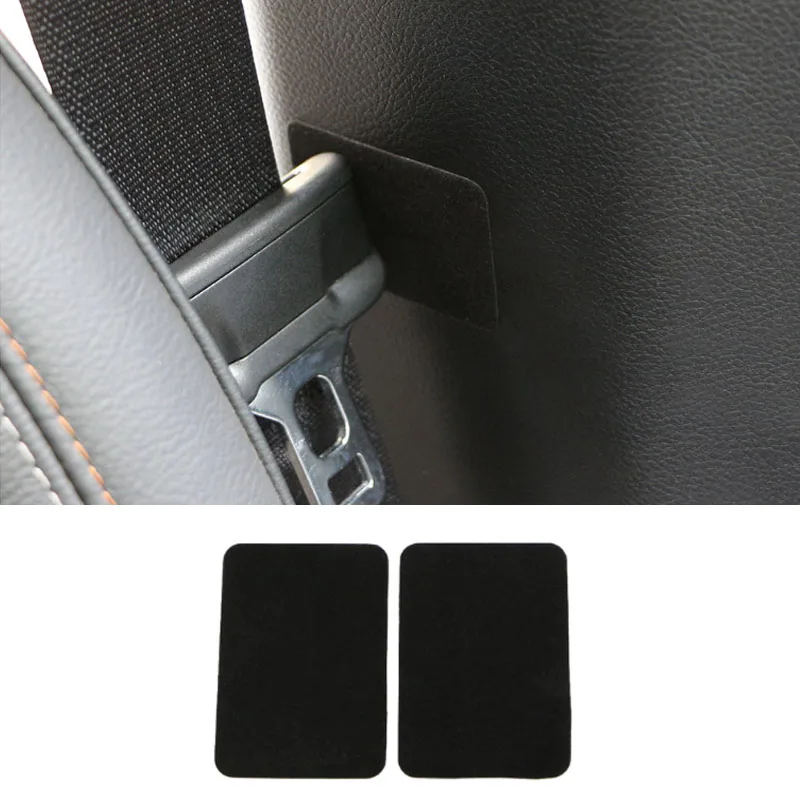 

2Pcs for Honda CRV Accord Odeysey Crosstour FIT Jazz Car Safety Belt Buckle Anti-collision Stickers Anti Noise Lock ClipSticker