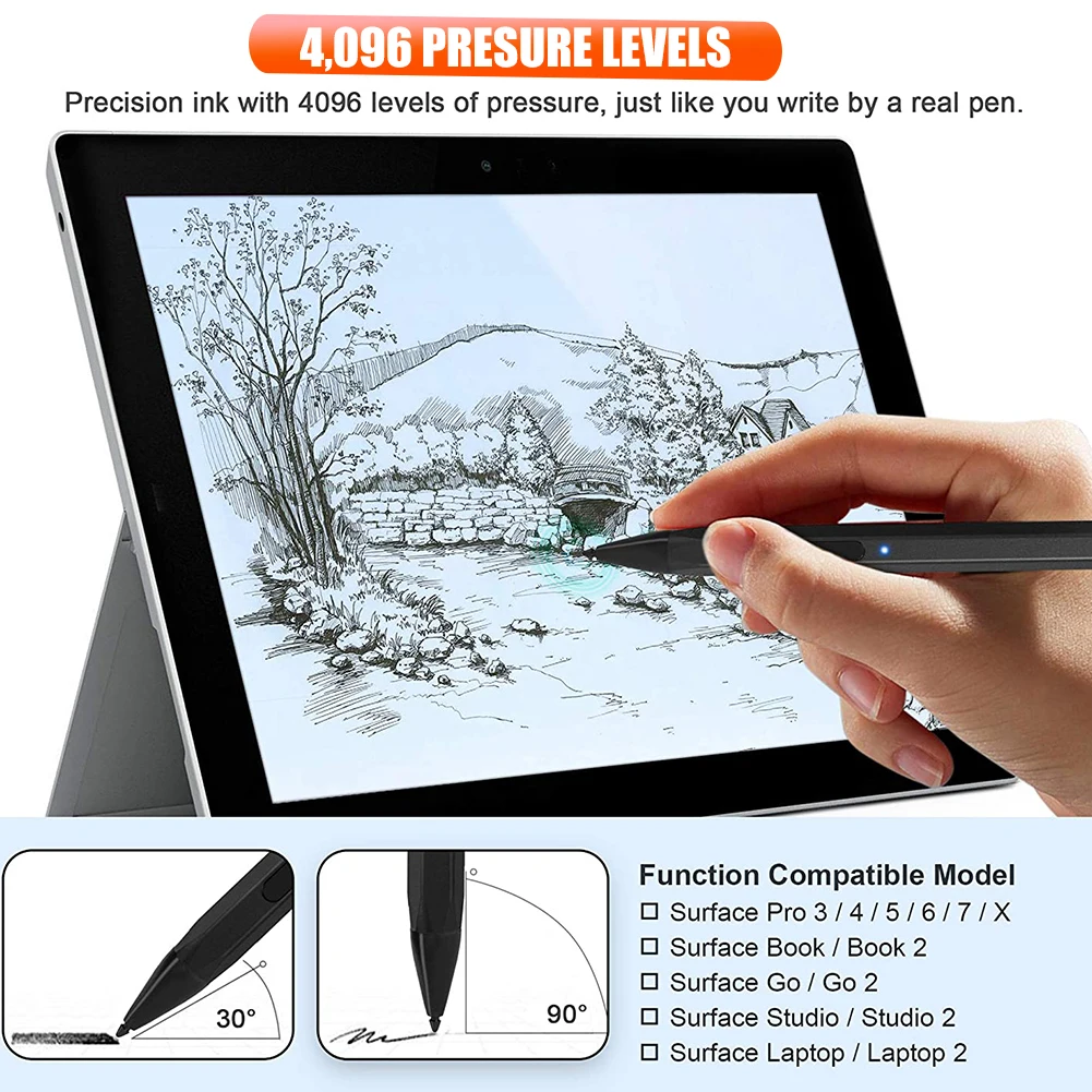 

Стилус активной точности для Lenovo Xiaoxin Pad Pro, 11,5 дюйма, магнитный чувствительный к давлению, емкостный сенсорный экран, карандаш