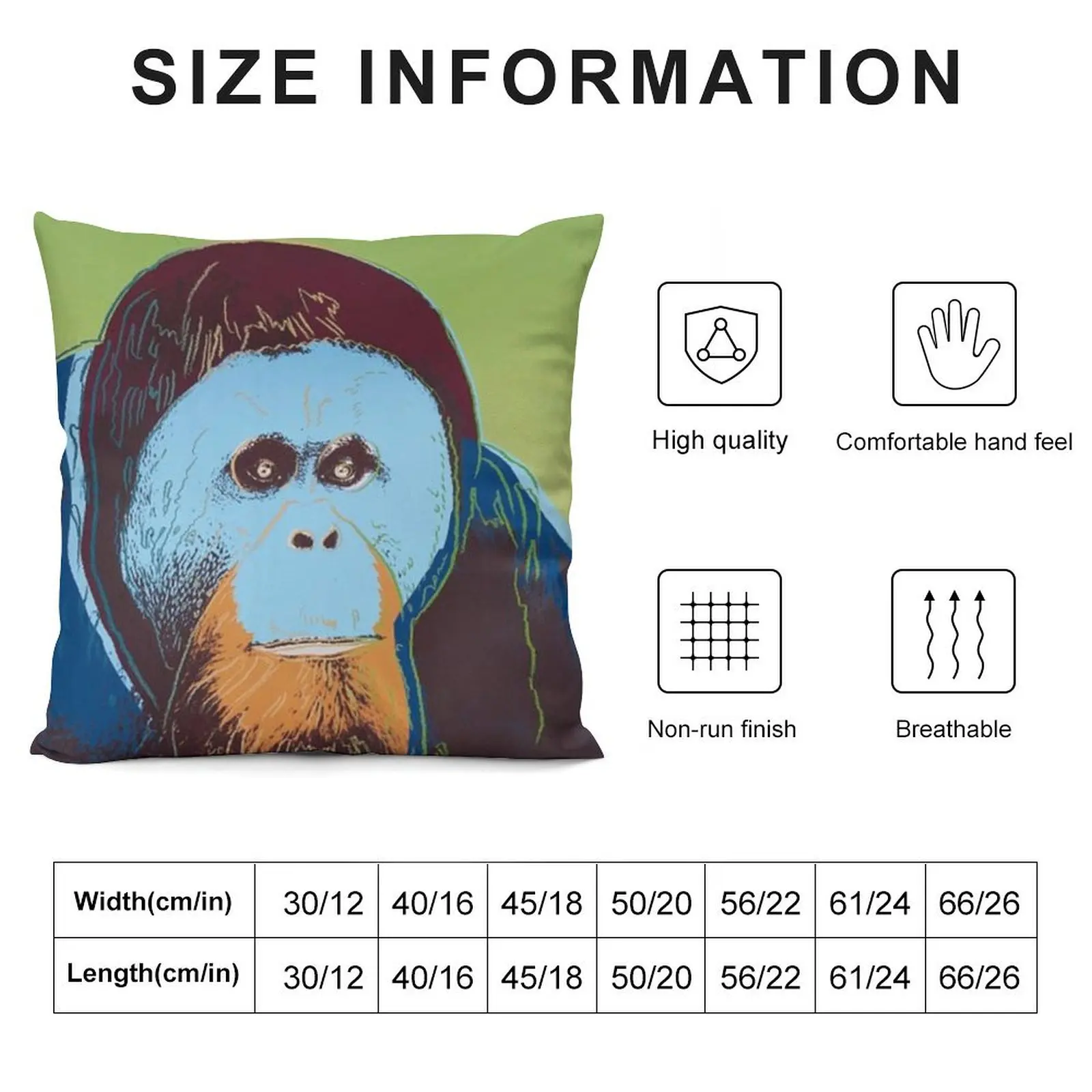 Наволочка orang0 от Энди Уорхол роскошная наволочка декоративная