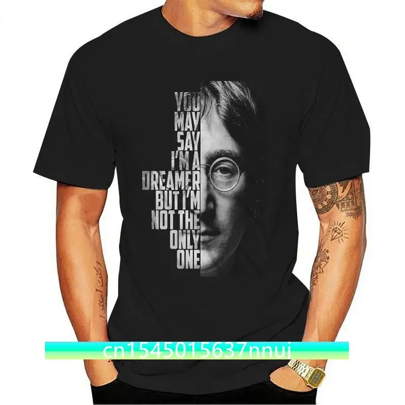 

John Lennon Imagine Song Lyric Art Men's Women's T Shirt