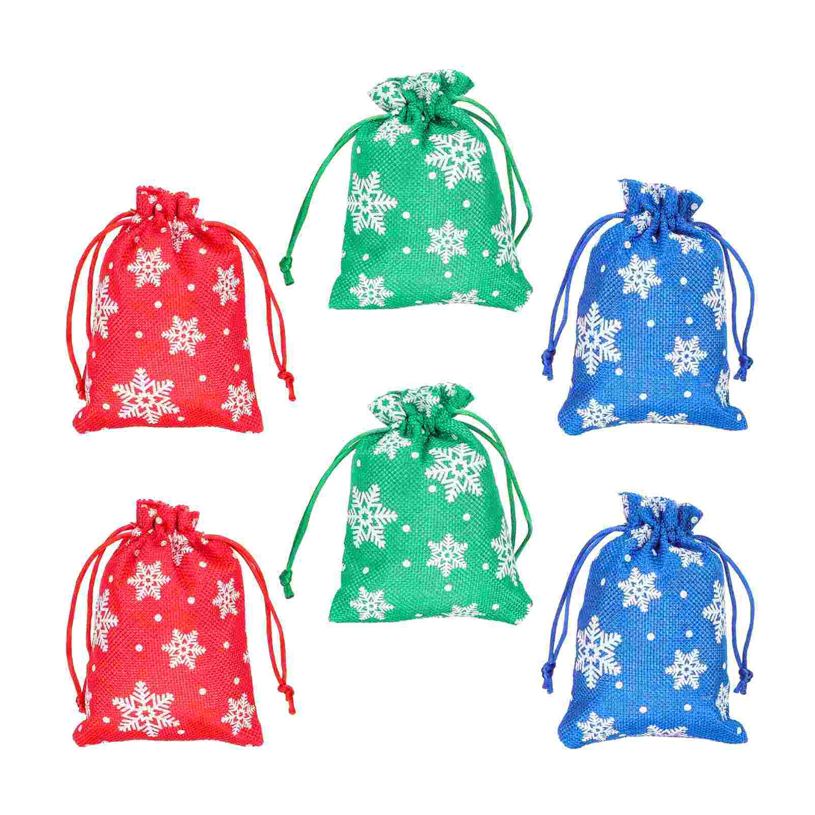 

Christmas Gift Candy Drawstringbag Pouches Wrapping Party Treat Sack Storage Sacks Pouch Holiday Supplies Jewelry Favor