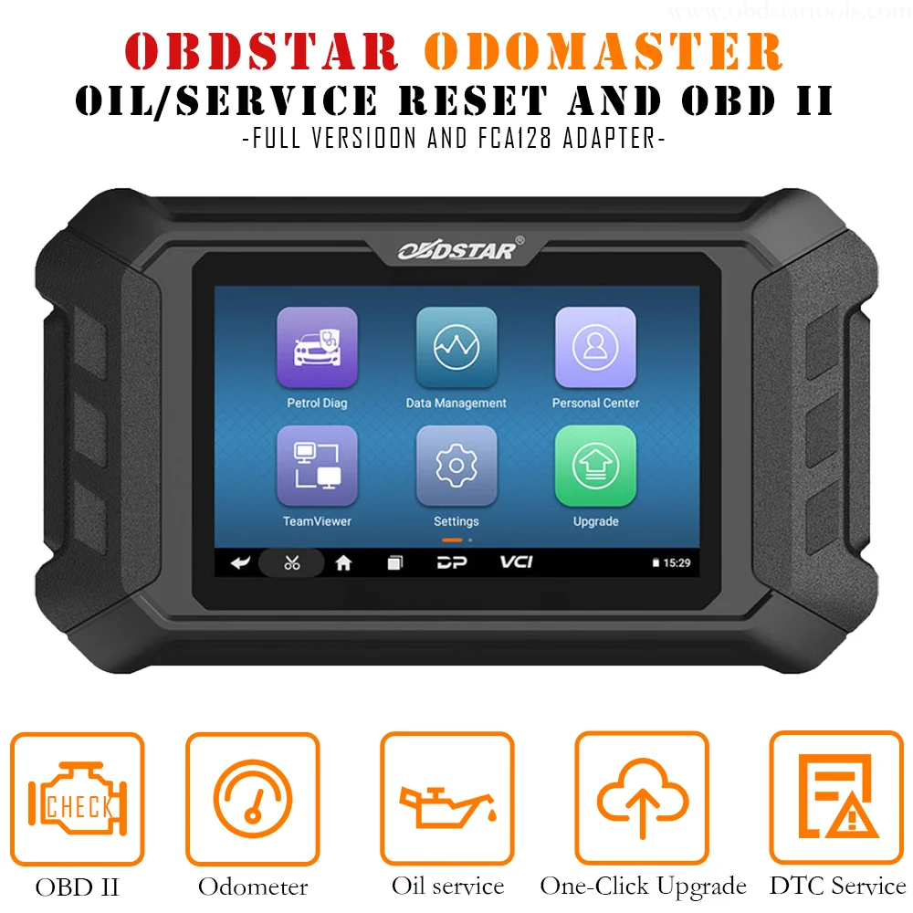 OBDSTAR кластер ODOMASTER калибровка/OBDII и специальные функции крышки больше моделей автомобилей получить бесплатный адаптер FCA