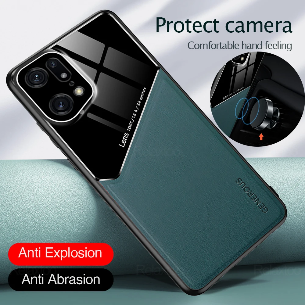 Защитный чехол для Oppo Find X5 Pro Orro FindX5 5X X5Pro роскошная кожаная текстура