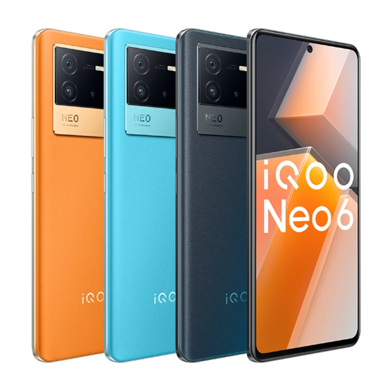 Kup Vivo IQOO Neo 6 Smartphone Snapdragon 8 Gen 1 4700mAh Duża Bateria 120Hz Ekran Wyścigowy Podwójna Komórka 80W