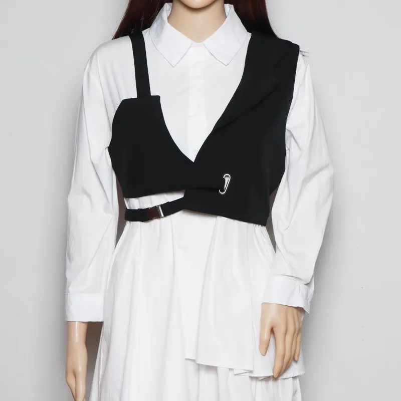 Женский модный черный тканевый жилет, корсет, женское пальто, пояс, платье, украшение, широкий пояс J053