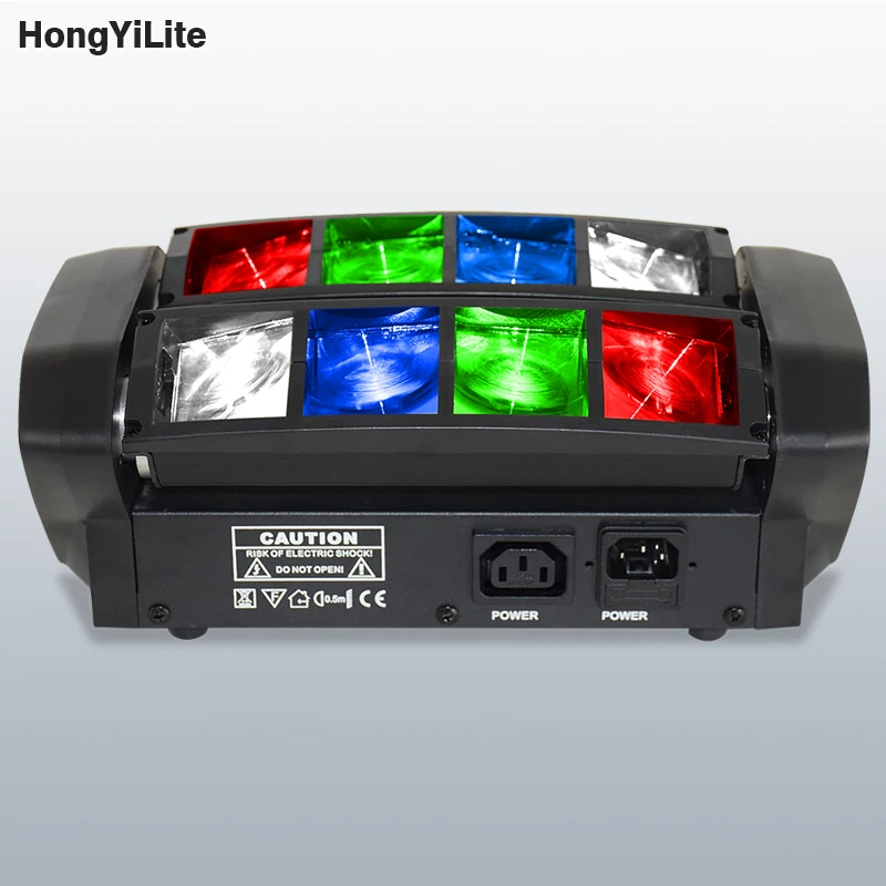 HongYiLite светодиодный мини-светильник с подвижной головкой-пауком 8X6 Вт Dmx Lyre Rgbw Beam Bar