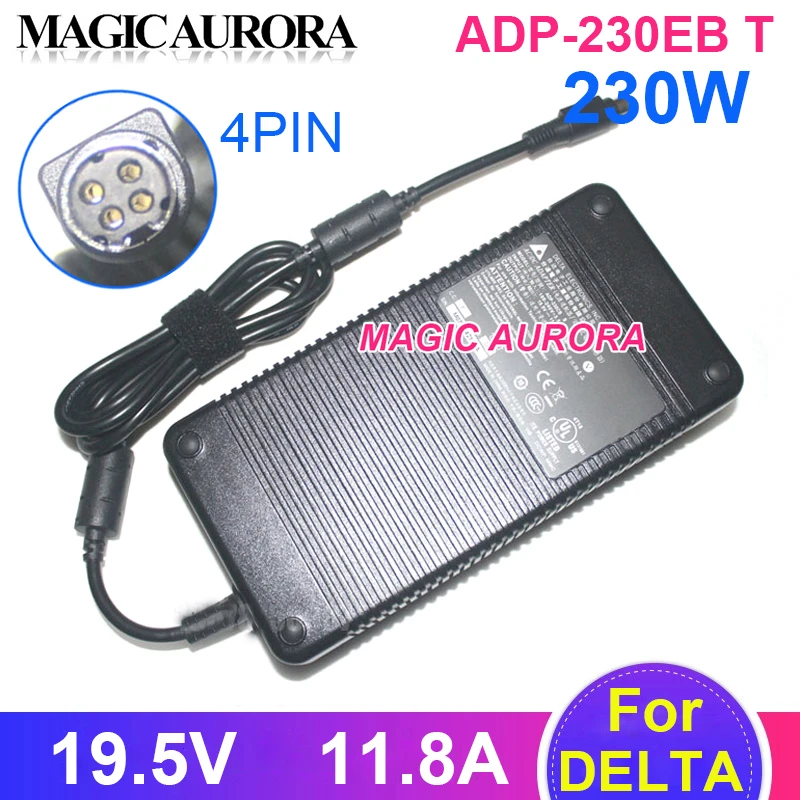 4Holes ADP-230EB T 19.5V 16.9A 330W Charger Power Supply For MSI GT75 GT80 MS-17A2 Clevo P375 X7200 k770g-i7 Laptop Adapter