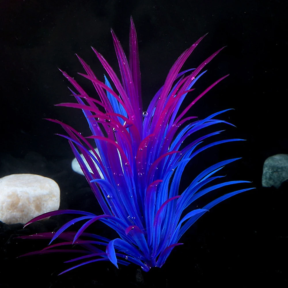 Искусственные растения в воде ландшафт аквариума пластиковые искусственные