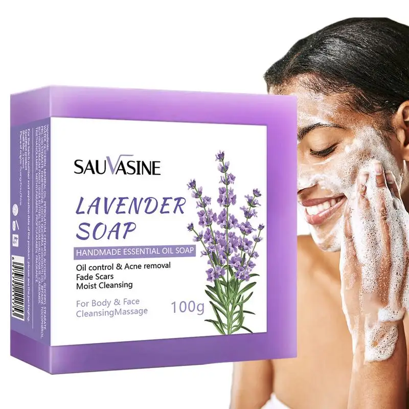 

Lavender Soap Organic Body Bath Soap Bar Refreshing Cleansing Soap Bars Handmade Soap Natural Lavender Soap For Hand Face Body