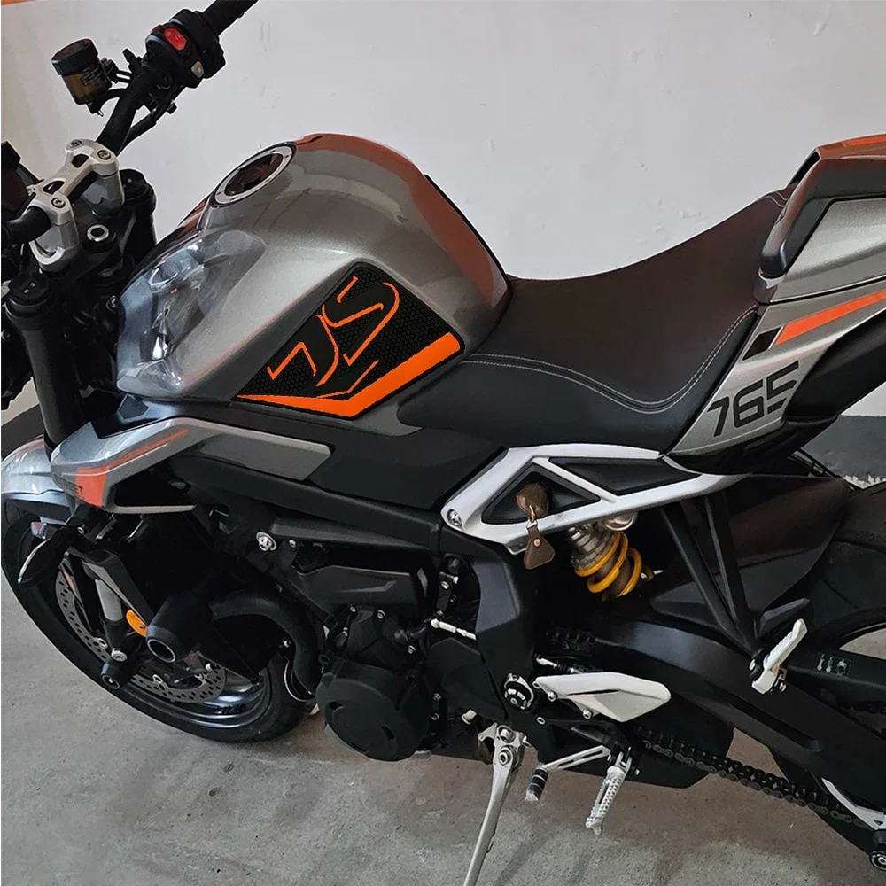 765 R RS для Triumph Street Triple Daytona мотоциклетная накладка на бак 3D защитные наклейки 2023-
