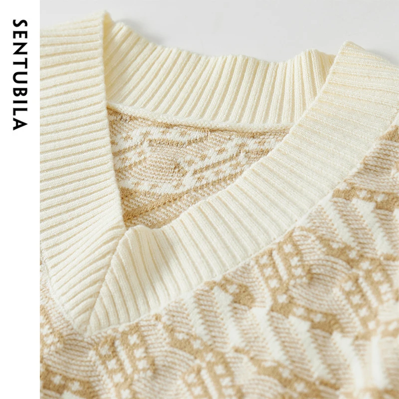 Женский трикотажный пуловер SENTUBILA