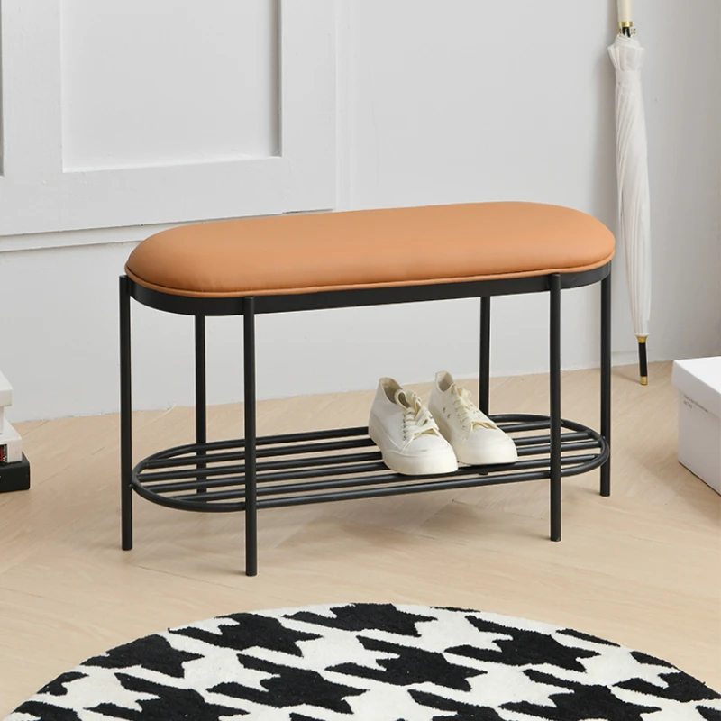 

Nordic Style Bench for shoe stool household doorway iron shoe stool into the home can sit stool shoe rack integration