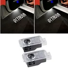 Светодиодный проектор для дверей автомобиля, ламсветильник с логотипом Ghost Shadow для Skoda Octavia Superb Roomster Old Febia, 2 шт.