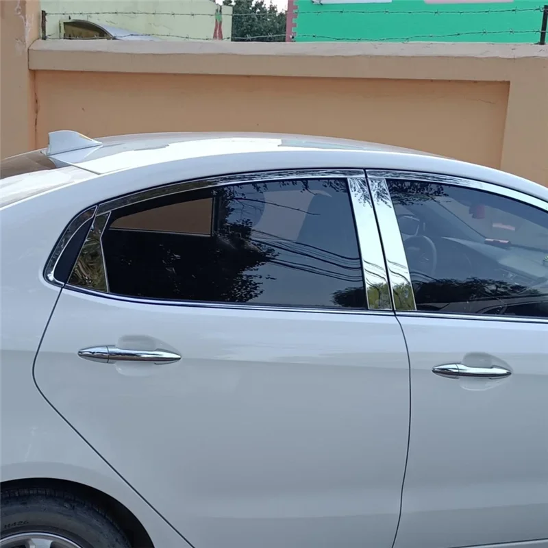 WELKINRY для Kia Rio QB 3-го поколения 2011-2017 кузов автомобиля из нержавеющей стали двери