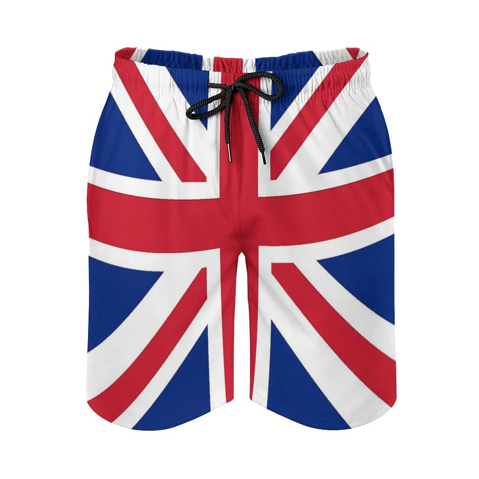 

Пляжные штаны с рисунком из аниме флага Великобритании свободные эластичные повседневные крутые мужские шорты с графическим принтом баскетбольные дышащие с регулируемым шнурком