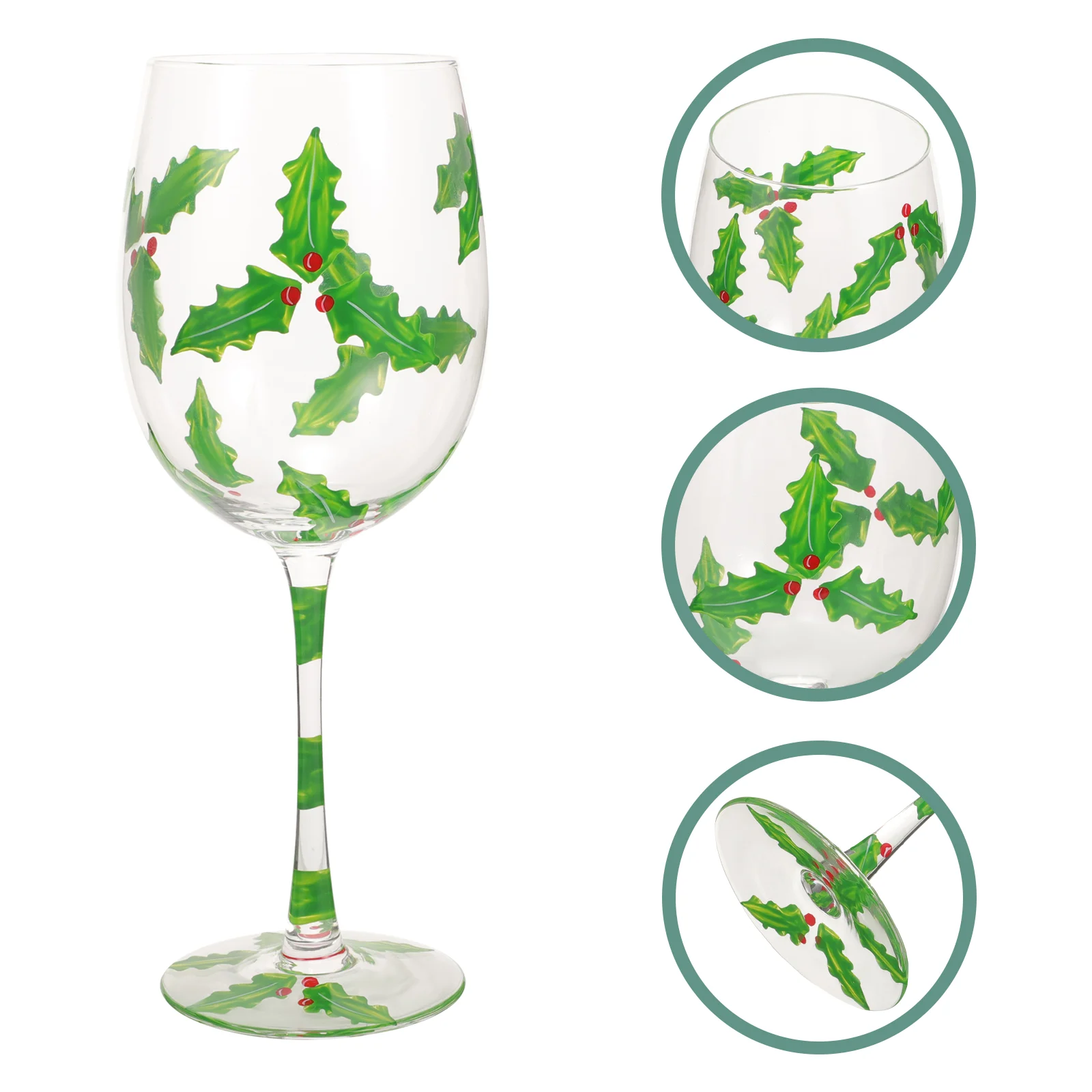 

Drinking Cup Goblet Glass Cocktail Glasses Xmas Storage Scarf Party Goblets Christmas