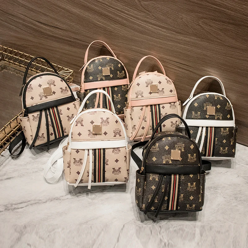 

Fashion Backpack Small Shoulder Bag Women Backpack PU Leather Chic Mini Bag 2022 Women's New Trend Luxury Designer Backpack