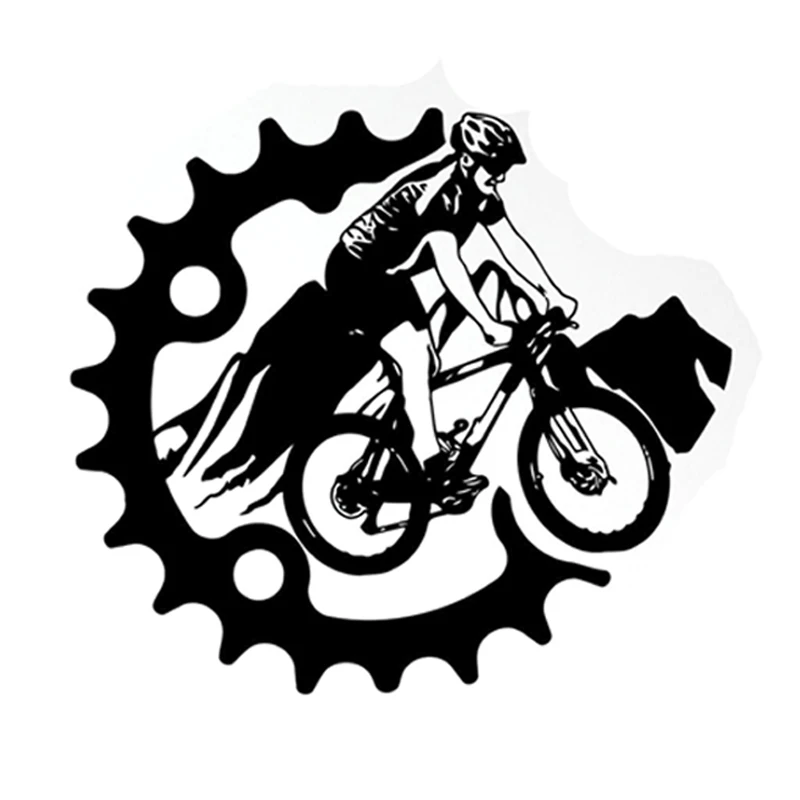

Креативная Виниловая наклейка для горного велосипеда, экстремального спорта, автомобильные аксессуары, водонепроницаемое украшение, 16 см * 14 см