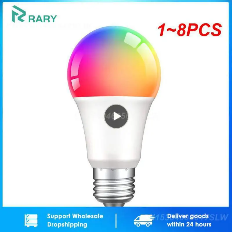 

Светодиодная лампа Zigbee 3,0 для умного дома, RGB + WW + CW E27, 1-8 шт.