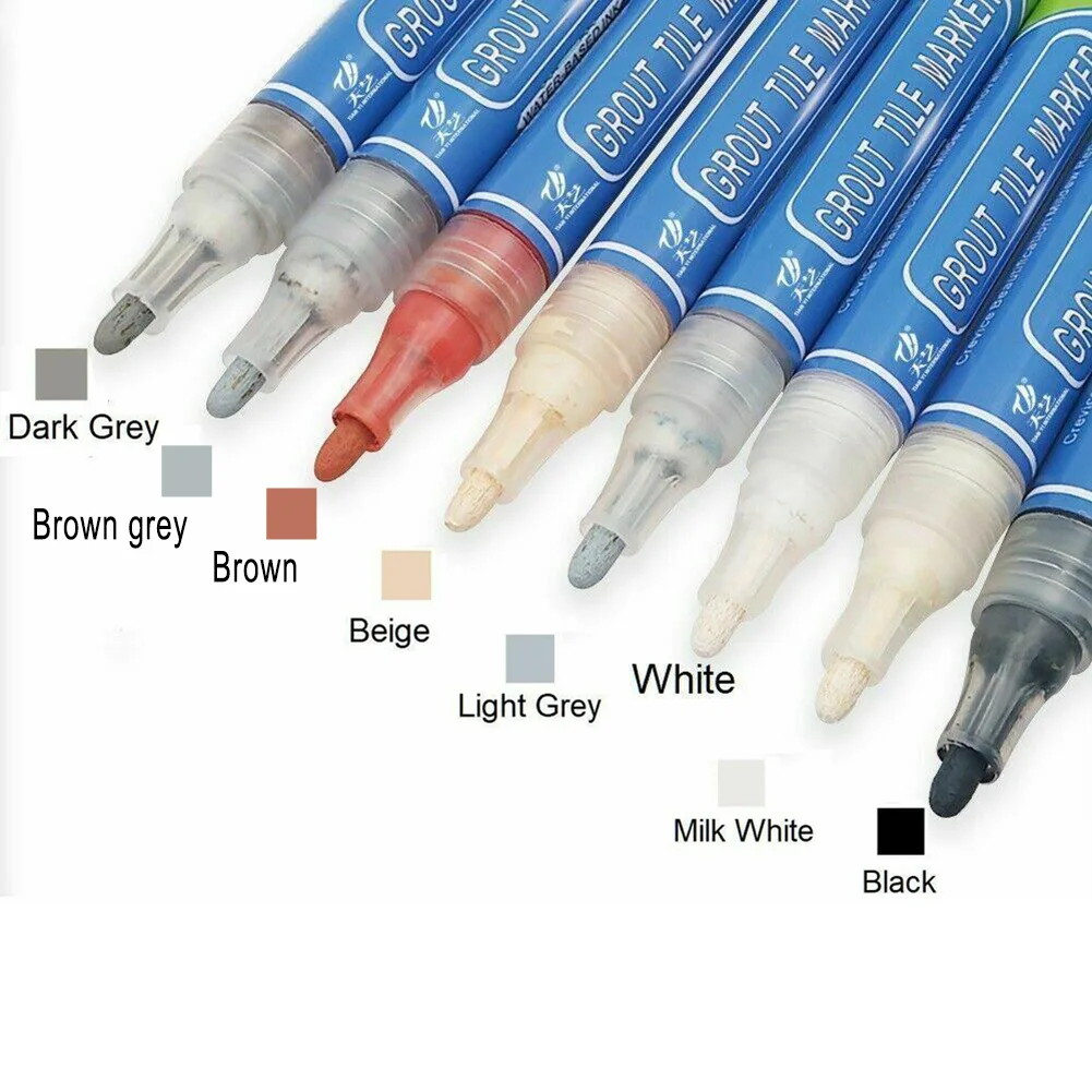

140*14mm Tile Gap Repair Pen Mould Grout Pen Grout Pen Mould Reviver Repair Restoration Whitener Renew Cleaning Brush Repair
