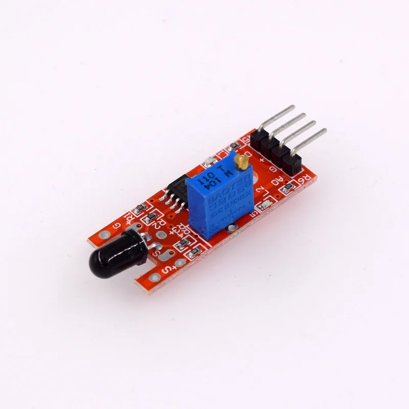 

30Pcs Smart Electronics 4pin KY-026 Flame IR Sensor Detection Module Detects Infrared Receiver for Arduino Temperature Detecting