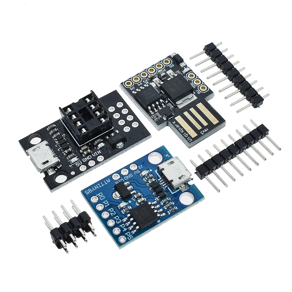 Официальный синий черный TINY85 Digispark Kickstarter Micro Development Board Модуль ATTINY85 для Arduino IIC I2C USB