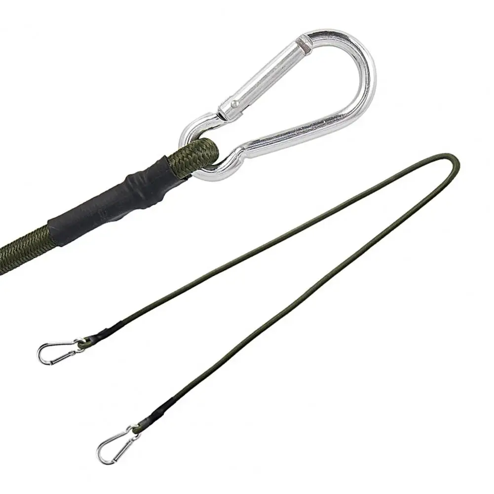

Universal Camping Clothesline Easy to Carry Click Lock Pull Rope Strap Hooks Band Tent Lanyard Rubber Tent Lanyard for Outdoor