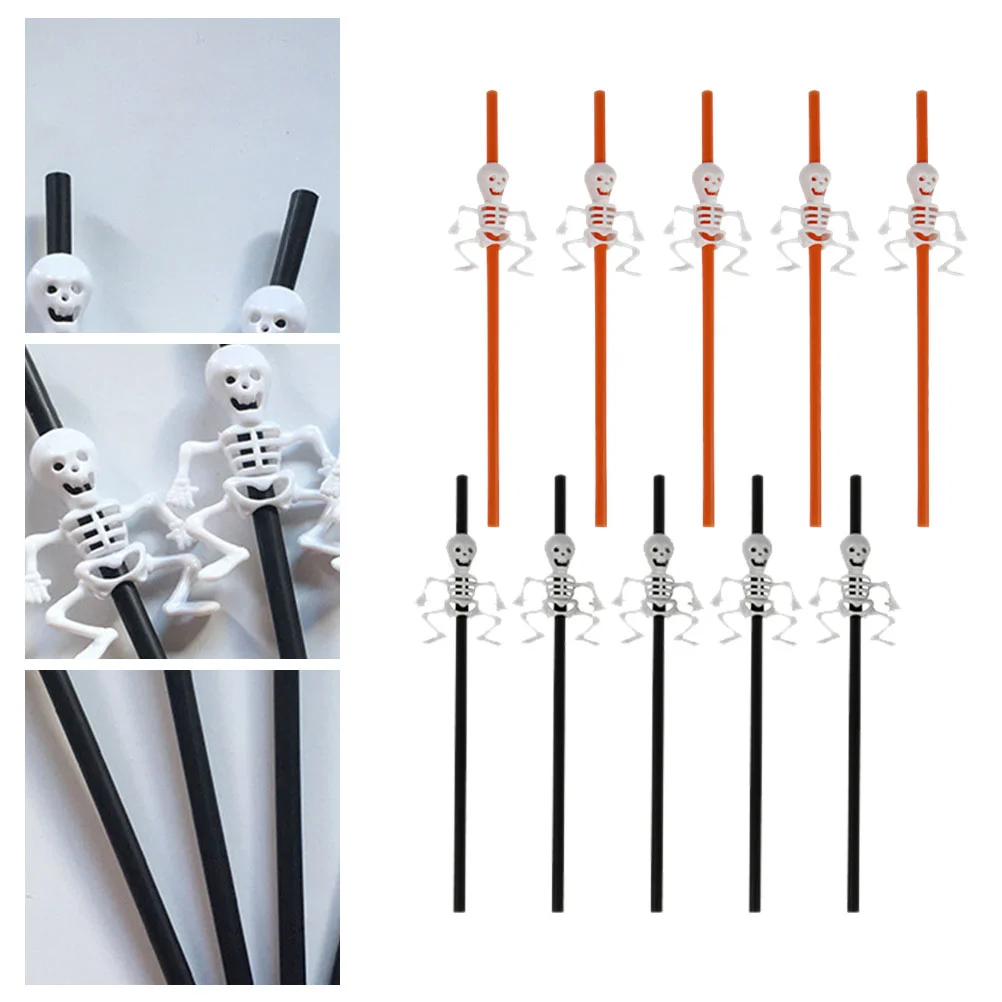 

Straws Drinking Party Plasticstrawcocktail Designed Orange Tableware Showercake Babyreusablefunny Masquerade