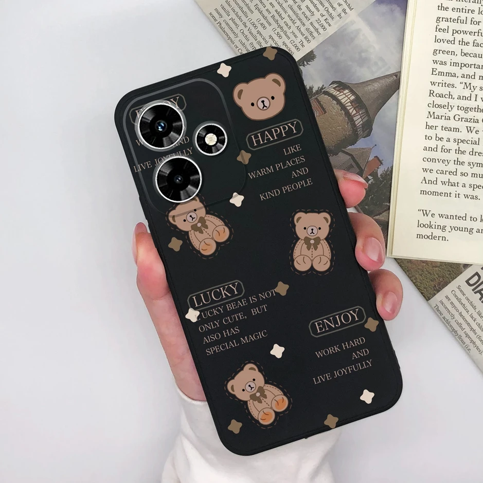 Чехол для Tecno Infinix Hot 30i 30 Play 4G Мультяшные стильные чехлы i мягкая задняя крышка Hot30