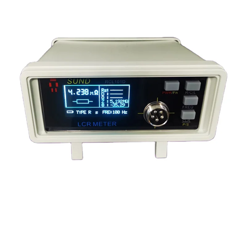 

HamGeek HG-RCL101D 10KHz LCR Meter High Precision Automatic Ranging ESR Meter with Alligator Clip