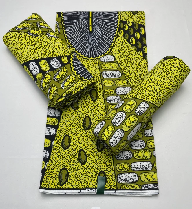 

Nigerian African Wax Fabric Prints Cotton Material New Fashion Ankara Fabric Angola Soft High Quality Stuff For Sewing Dress