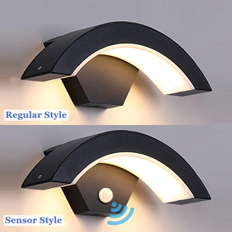 Купить Светодиодный уличный светильник для сада, ворот, наружный настенный декоративный светильник для крыльца для дома IP65 Водонепроницаемый Ули...