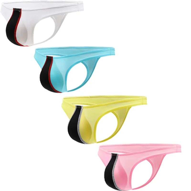 

4pcs/lot Sexy Underwear Men Brief Shorts Mens Briefs Ropa Interior Hombre Low Waist Underpants Breathable U Convex Pouch Panties