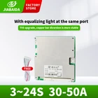 Литий-ионный аккумулятор JBD Lifepo4, 72 В, 60 в, 48 В, BMS 16S, 20S, 21S, 24S, одинаковый баланс порта 30 А, 40 А, 50 А, С NTC 800 Вт, 1200 Вт
