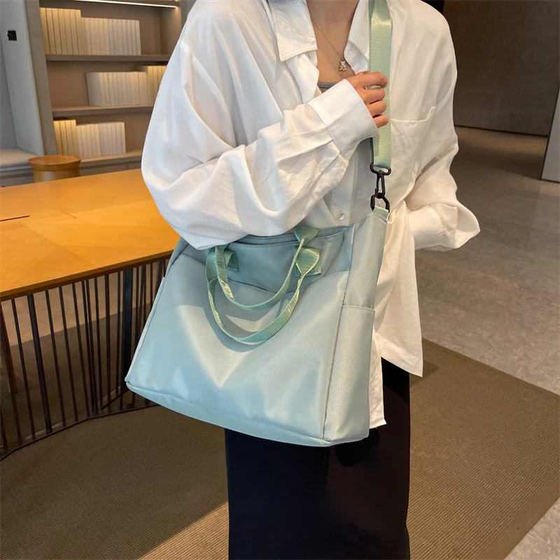 

2023 Women Fashion Handbag Large Capacity Tote Bags Female Casual Shoulder Bags Oxford Premium Purses Crossbody Bags