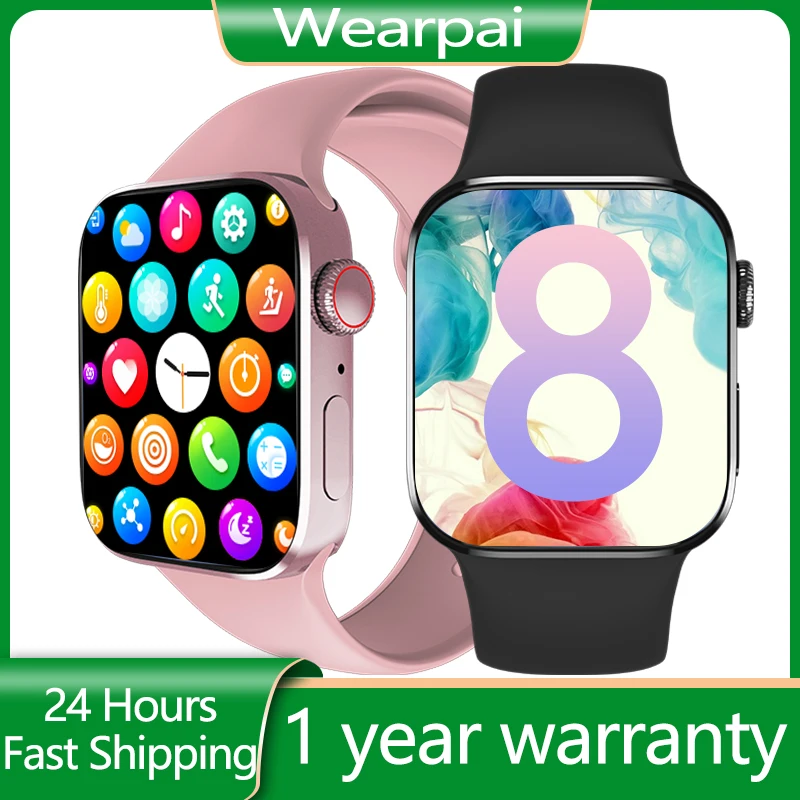 

Wearpai SmartWatch Series 8 Women HW8 MAX Smart Watch Men NFC Voice Assistant Bluetooth Call pk RS4 Plus P28 IWO 14 W46 W37 S7