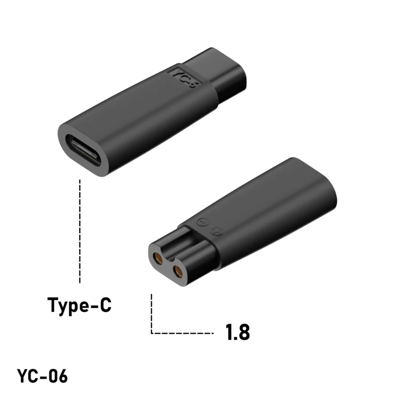 Фото Зарядное устройство USB Type-C, 6 шт., адаптер питания для бритья №4