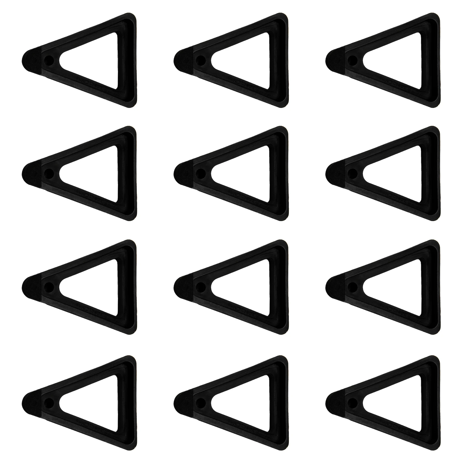 

12pcs Non Slip Practical Indoor Outdoor Triangle Plant Pot Feet Bonsai Toes Invisible Risers Supports Stand Garden Flower