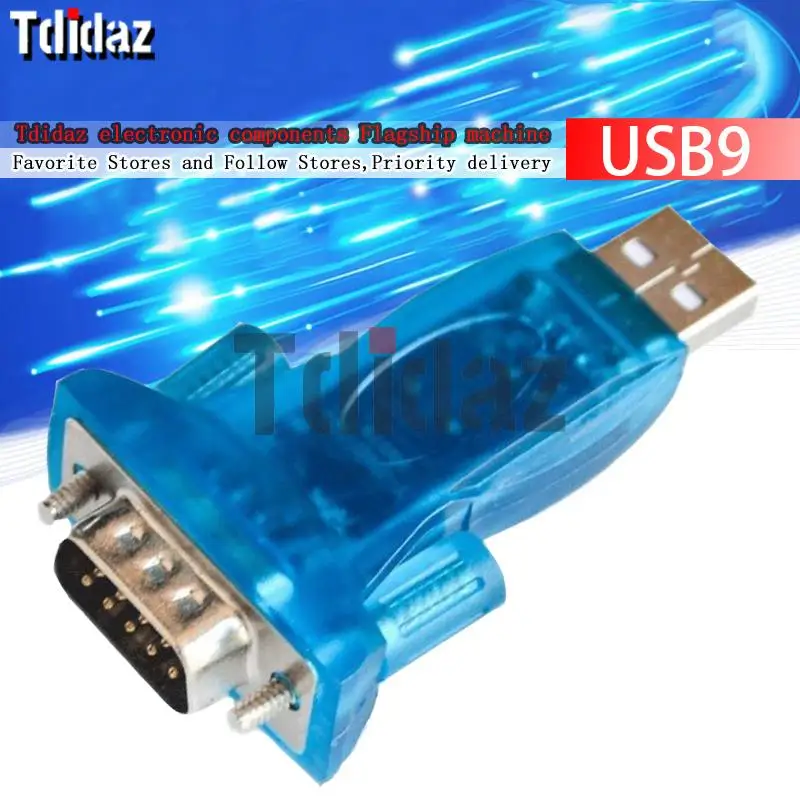 

1pcs New USB 2.0 to RS232 Serial Converter 9 Pin Adapter for Win7/8 Wholesale
