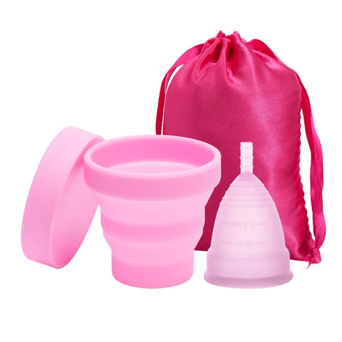 Медицинский силиконовый стерилизатор для менструальных чашек, женственная гигиена, чашка для менструальных чашек, стерилизация менструальных чашек для женщин и женщин