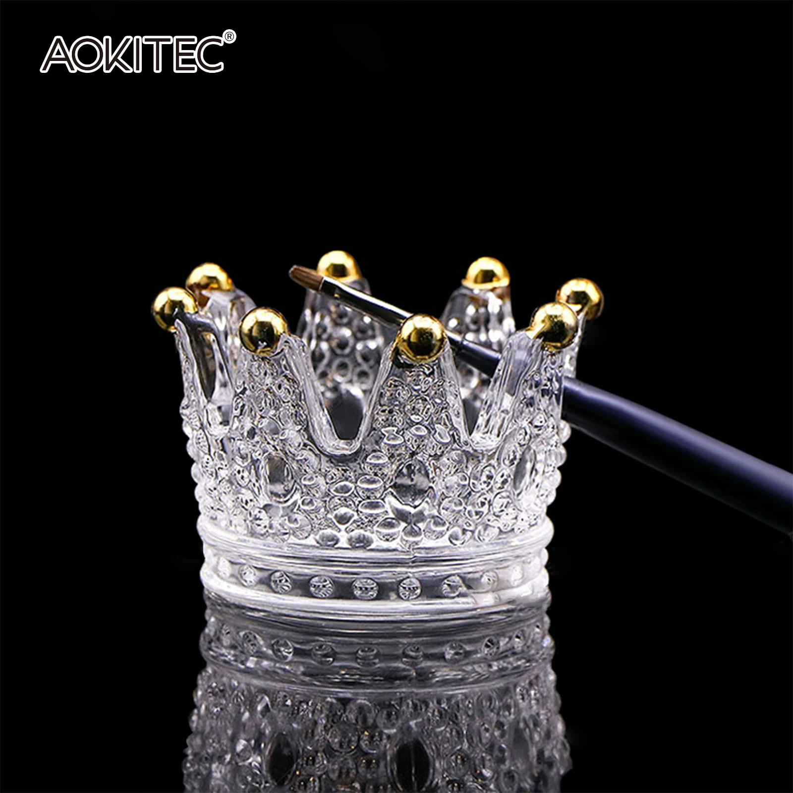 

Акриловая пудра для дизайна ногтей Aokitec Crystal Cup, жидкий мономер, стекло с крышкой, стеклянная чашка